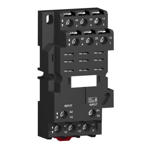 Schneider Harmony foglalat, RPM3... teljesítményreléhez, 3CO, vegyes elrendezésű, csavaros (RPZF3)