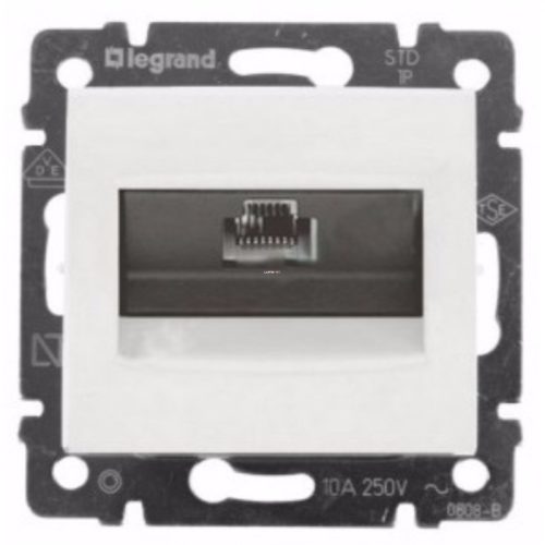 Legrand Valena 1xRJ45 UTP Cat5e aljzat,csavaros fehér (774238)