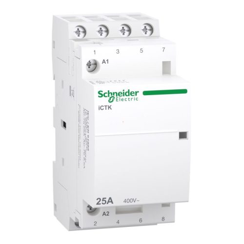 Schneider ACTI9 iCTK kontaktor, 25A, 4NO, 400VAC (A9C40425)