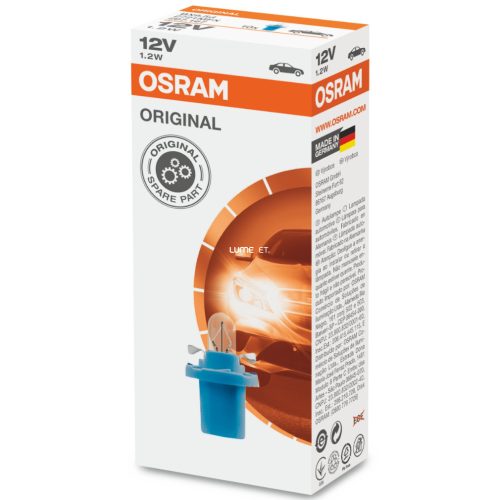 Osram 2721MFX 1,2W műszerfal jelzőizzó, 10db/csomag