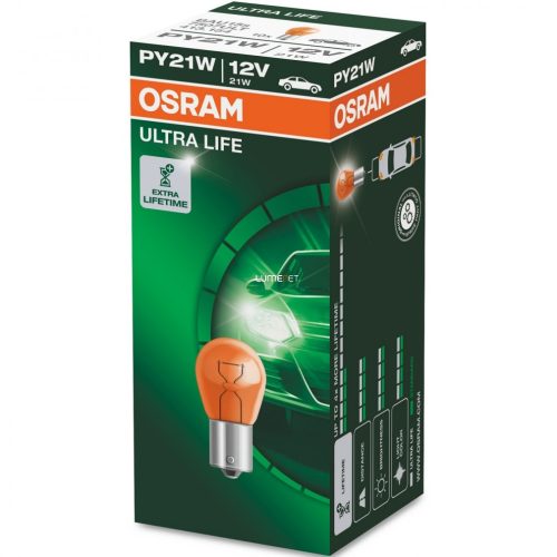 Osram Ultra Life 7507ULT PY21W BAU15s jelzőizzó