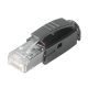 RJ45 krimpelhető csatlakozó dugó IE-PS-RJ45-TH-BK 1963590000 Weidmüller