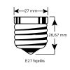 Osram E27 LED Value 5,5W 470lm 2700K melegfehér 200° - 40W izzó helyett