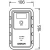 Osram 906 automata akkumulátor töltő 6V/12V 6A Start/Stop