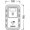 Osram 908 automata akkumulátor töltő 12V/24V 8A Start/Stop