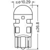 Osram LEDriving SL 2825DWP W5W 6000K 2db/bliszter