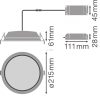 Ledvance mélysugárzó LED lámpa, melegfehér, 25 W