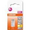 Osram G4 12V LED Special 0,9W 100lm 2700K melegfehér, 320° - 10W izzó helyett