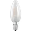 Osram E14 LED Star gyertya 4W 470lm 2700K melegfehér 300° opál - 40W izzó helyett