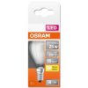 Osram E14 LED Star kisgömb 2,5W 250lm 2700K melegfehér 300° opál - 25W izzó helyett