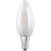 Osram E14 LED SStar gyertya 4,8W 470lm 2700K melegfehér, szabályozható 300° opál - 40W izzó helyett