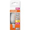 Osram E14 LED SStar gyertya 4,8W 470lm 2700K melegfehér, szabályozható 300° opál - 40W izzó helyett