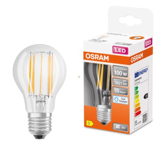 Osram E27 LED Star 11W 1521lm 6500K daylight 300° - 100W izzó helyett