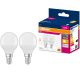 Osram E27 LED Value Classic kisgömb 4,9W, 470 lm, 2700 K, 40 W izzó helyett (2 darabos)