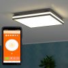 Ledvance Smart+ WIFI okos mennyezeti LED lámpa 45x45 cm, hideg/melegfehér, 42 W, szürke színben (Orbis Magnet)