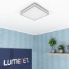 Ledvance Smart+ WIFI okos mennyezeti LED lámpa 45x45 cm, hideg/melegfehér, 42 W, szürke színben (Orbis Magnet)