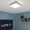 Ledvance Smart+ WIFI okos mennyezeti LED lámpa 45x45 cm, hideg/melegfehér, 42 W, szürke színben (Orbis Magnet)