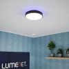 Ledvance Smart+ WIFI okos mennyezeti LED lámpa, hideg/melegfehér, 28 W, fekete színben (Orbis Round Square RGBW)