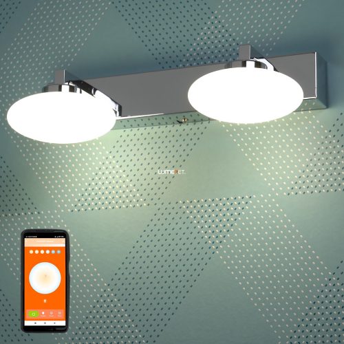 Ledvance Smart+ WIFI okos fürdőszobai LED lámpa falra, hideg/melegfehér, 12 W (Orbis Wall Elypse)