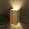 Ledvance Smart+ WIFI okos fa mintázatú LED lámpa falra, hideg/melegfehér, 12 W (Orbis Wall Wood Rectangular)