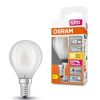 Osram E14 LED SStar+ kisgömb 3,4W 470lm 2700K melegfehér, szabályozható 300° opál - 40W izzó helyett