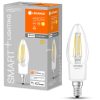 Ledvance Smart+ WIFI gyertya filament LED E14, 4W, 470lm, 2700K