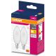 Osram E14 LED Value Classic gyertya fényforrás 7W, 806 lm, 3000 K, 60 W izzó helyett (2 darabos)