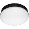 Ledvance Surface Bulkhead mennyezeti por és páramentes LED lámpa d=250mm 3000K 800lm fekete IP65