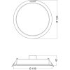 Ledvance DL LED mélysugárzó 13W 1300lm 4000K IP44 165x42mm