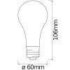 Ledvance Smart+ ZigBee E27 LED, 6 W, 680 lm, candelight, arany (Classic)