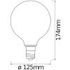 Ledvance Smart+ ZigBee E27 LED, 6 W, 680 lm, Globe 125, candelight (Classic)