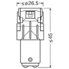 Osram LEDriving SL 7528DYP-02B P21/5W 12V 1,9W sárga 2db/bliszter