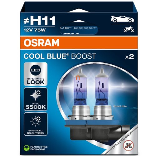 Osram Cool Blue Boost 62211CBB NG H11 2db/csomag