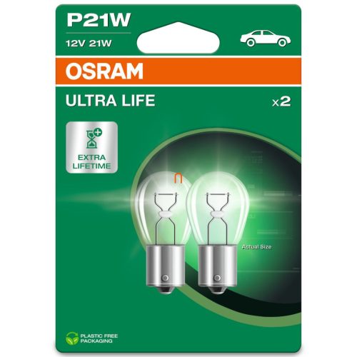 Osram Ultra Life 7506ULT P21W jelzőizzó 2db/bliszter