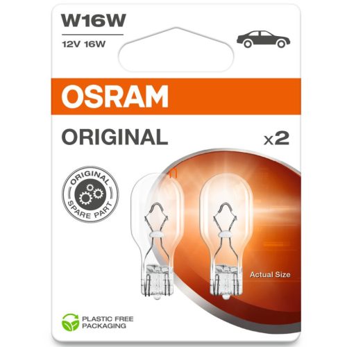 Osram Original 921-02B W16W 12V jelzőizzó 2db/bliszter