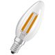 Osram E14 LED, 2,5 W, 470 lm, melegfehér fényű, dimmelhető, opál búra (Classic-B)