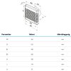 Ventilátor időkapcsolóval, 150mm