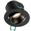 Start Spot süllyeszthető mennyezeti spot LED lámpa 9W 720lm 2700K IP44/20, fekete