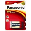 Panasonic pro-power 9V alkáli elem 1db/bliszter