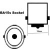 Bontott csomagolású M-TECH 12V R10W jelzőizzó, 10db/csomag