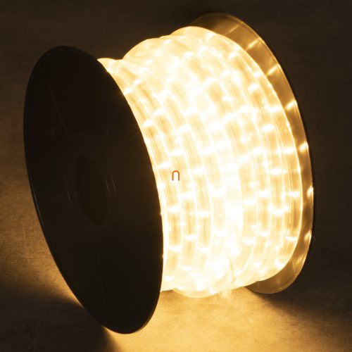 LED fénykábel melegfehér színű, 30 méteres 60W (nem vágható)