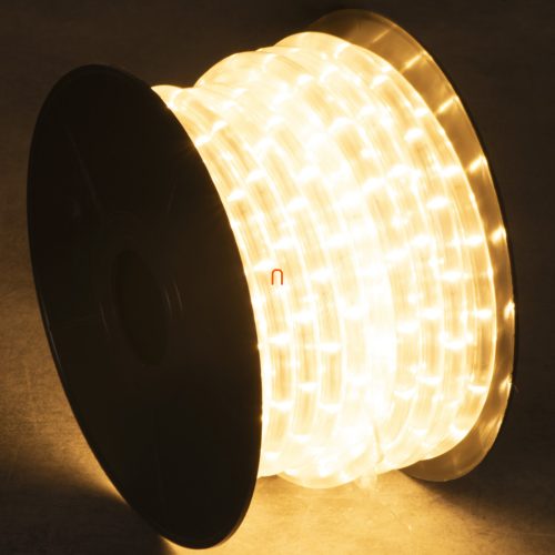 LED fénykábel melegfehér színű, 50 méteres 100W (nem vágható)