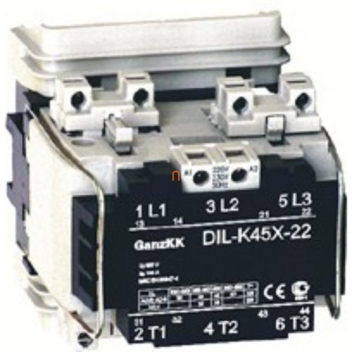 Ganz mágneskapcsol DL(DIL)-K45X-22 230V, AC-3 400V, 85A, 45kW / DL-K45-22/220-230V /