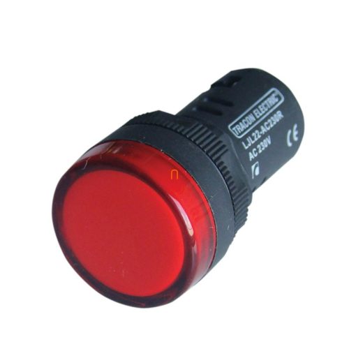 Tracon LED-es jelzőlámpa, piros 24VAC/DC d=22mm LJL22-RC