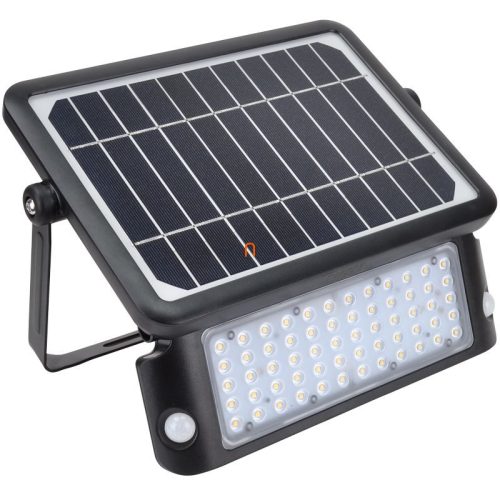 Tracon napelemes LED fényvető mozgásérzékelővel 10W 4000K 1080lm IP65 3,7V 2×7200m