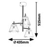 Rábalux 5031 Aviana függesztett LED lámpa