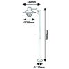 Rábalux 7886 Almada kültéri állólámpa IP44
