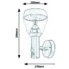 Rábalux 7920 Amalfi mozgásérzékelős kültéri fali LED lámpa IP44