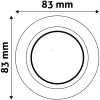 Süllyesztett lámpa billenthető 8,3x2,4cm (GU10)