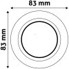 Billenthető süllyesztett spot lámpa 8,3X2,4cm
